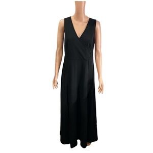 Mushare XL Dress Black Women's Formal Sleeveless Long